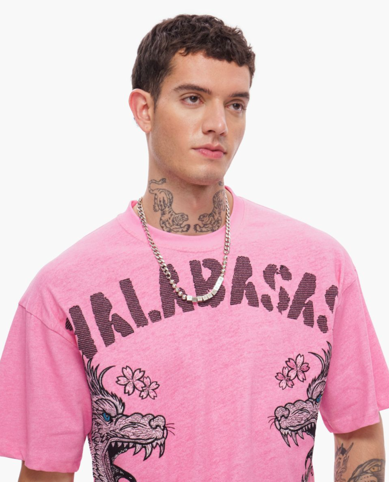 Valabasas 'Ikari' pink tee — alternate view.