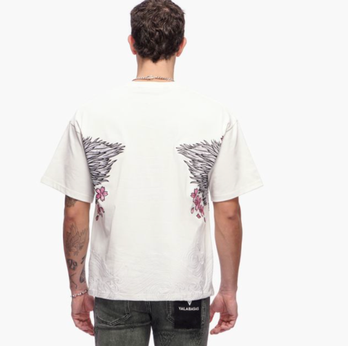 Valabasas 'Ikari' white tee — alternate view.