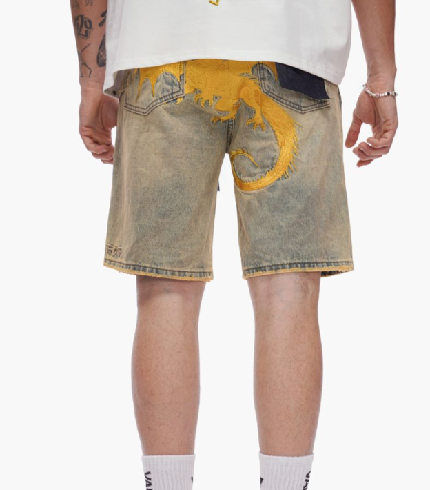 Valabasas “KUROTO” Denim Shorts – Vintage Wash