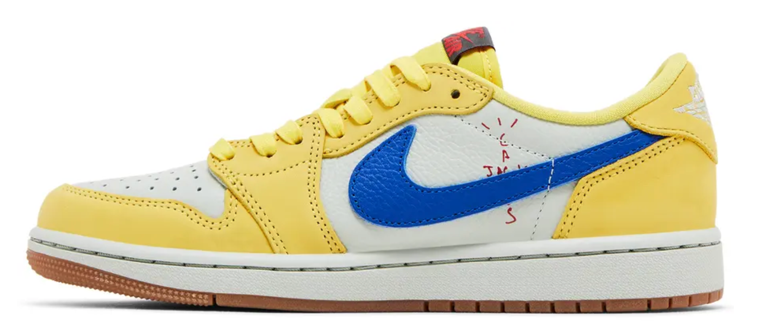Travis Scott x Air Jordan 1 Low OG SP "Canary" (2024)
