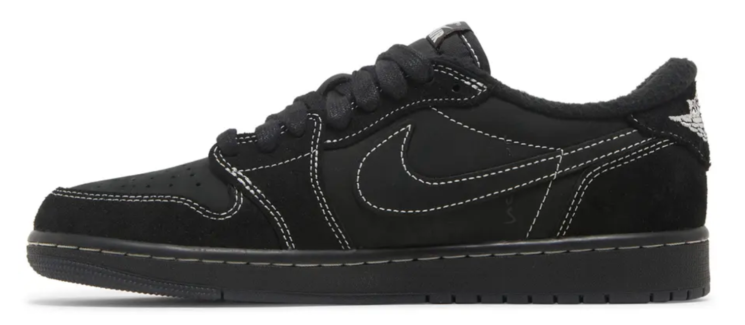 Travis Scott x Air Jordan 1 Low OG SP "Black Phantom" (2022)