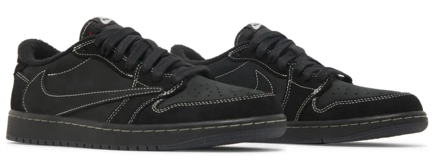 Travis Scott x Air Jordan 1 Low OG SP "Black Phantom" (2022)