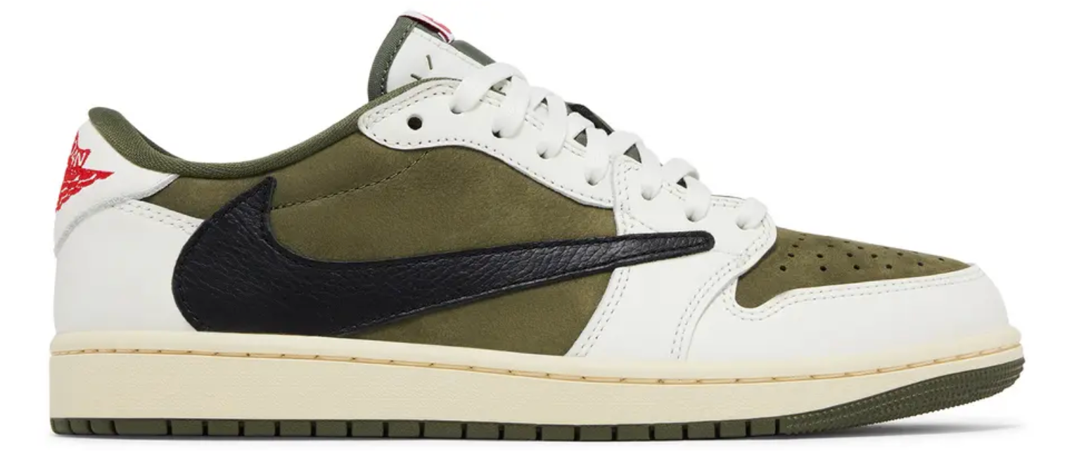 Travis Scott x Air Jordan 1 Low OG SP "Medium Olive" (2024)