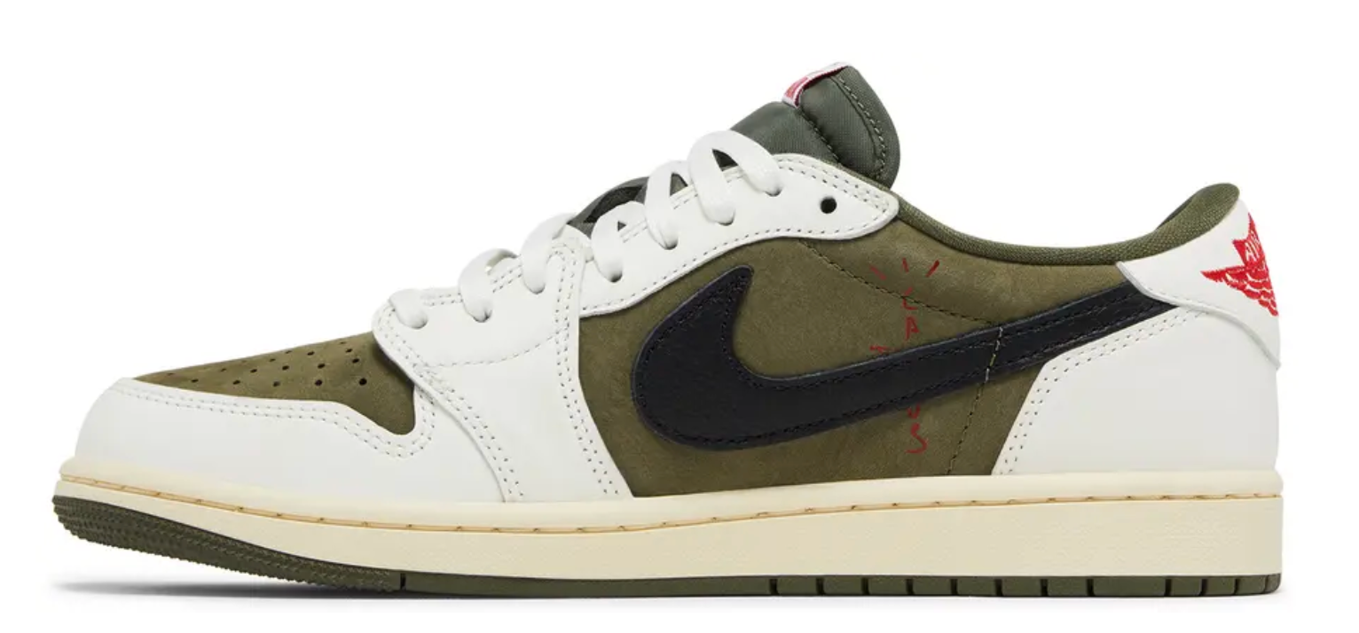 Travis Scott x Air Jordan 1 Low OG SP "Medium Olive" (2024)