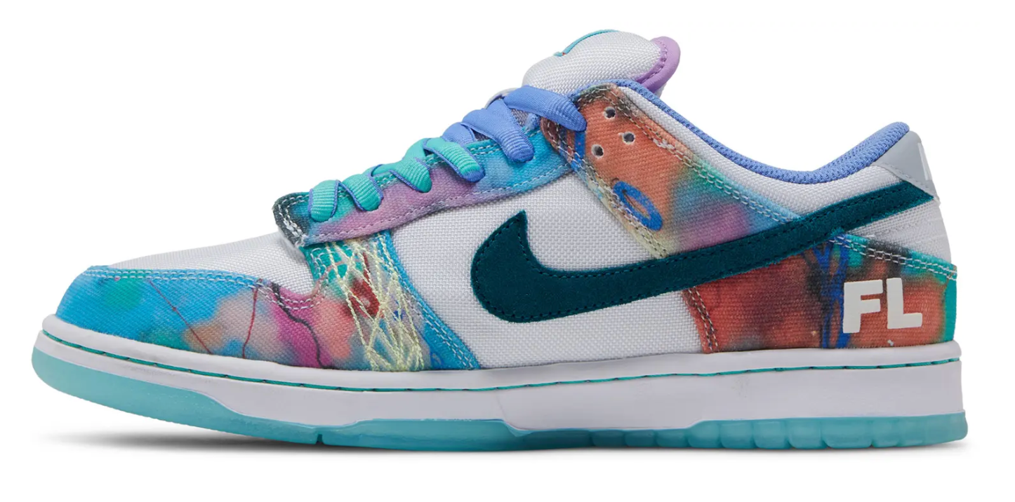 Futura Laboratories x Nike SB Dunk Low "Bleached Aqua" (2024)