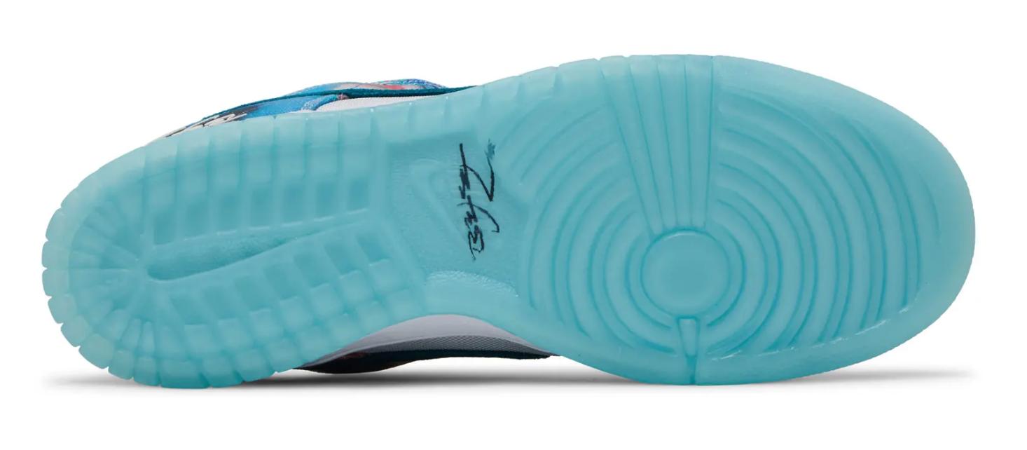 Futura Laboratories x Nike SB Dunk Low "Bleached Aqua" (2024)
