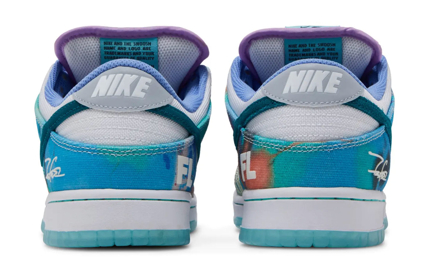 Futura Laboratories x Nike SB Dunk Low "Bleached Aqua" (2024)