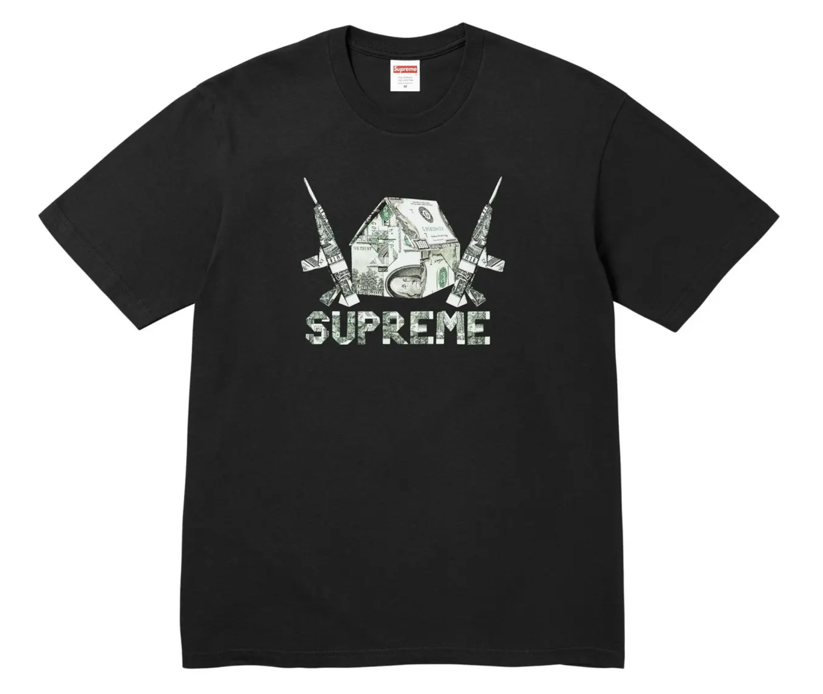 Supreme Origami Tee 'Black'