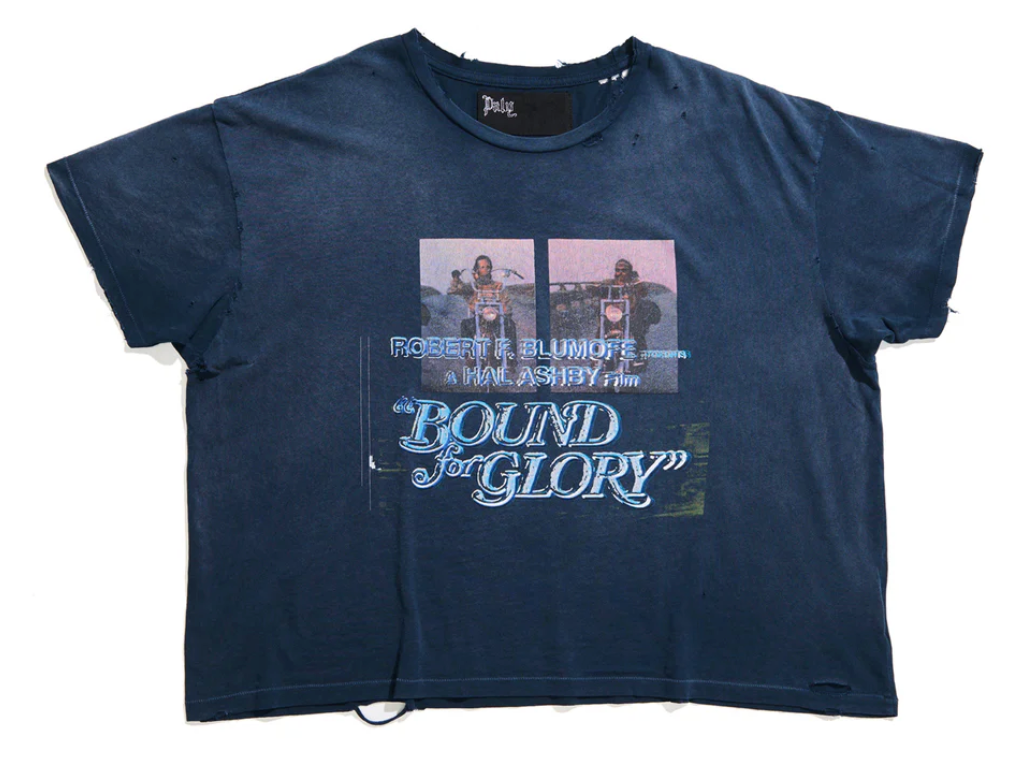 Paly Hollywood 'Bound for Glory' Navy Tee