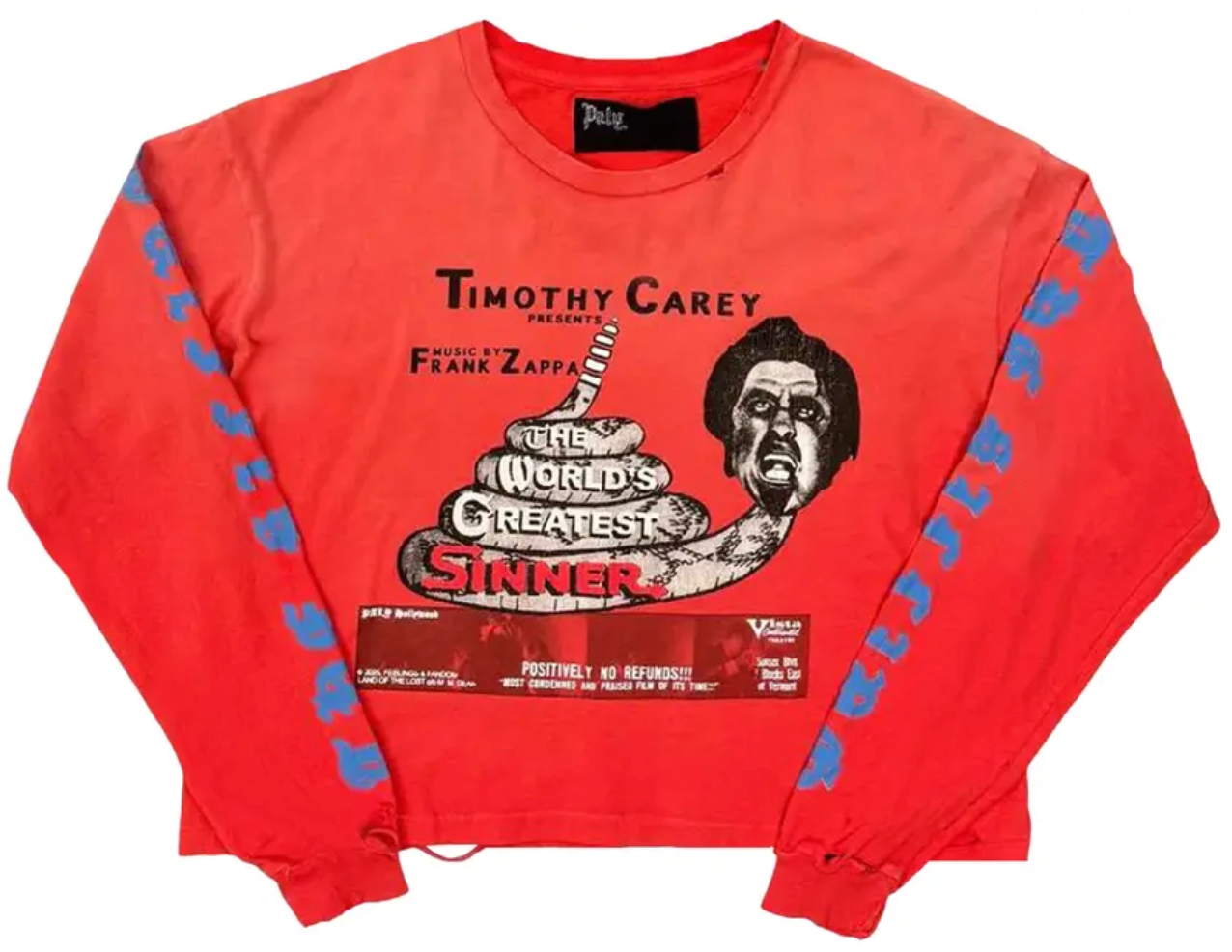 Paly Hollywood East Of Eden Long-Sleeve T-Shirt 'Red'