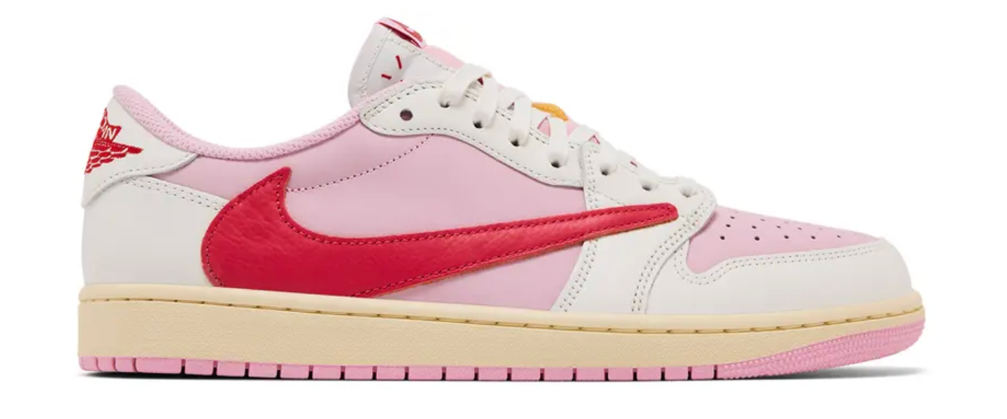 Michael Travis Scott x Air Jordan 1 Low OG Pink