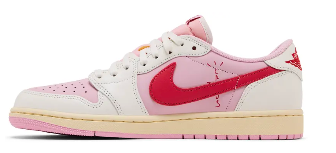 Michael Travis Scott x Air Jordan 1 Low OG Pink