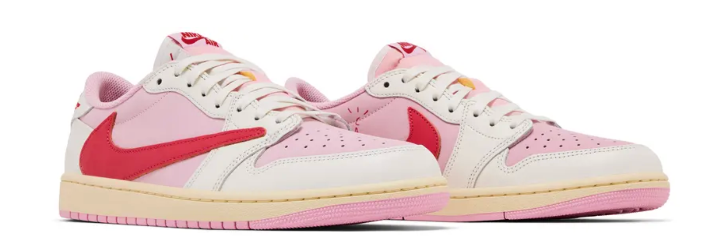 Michael Travis Scott x Air Jordan 1 Low OG Pink