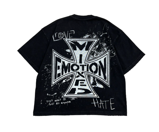 Mixed Emotion "Chaos" Black Tee