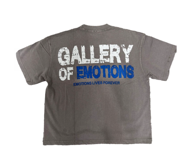 Mixed Emotion "Gallery" Grey Tee