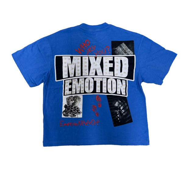 Mixed Emotion "Lost Identity" Blue Tee