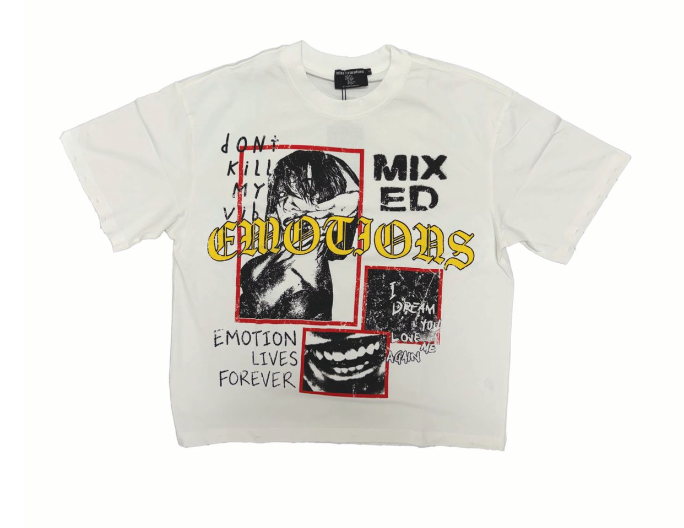 Mixed Emotion "Forever" Cream Tee