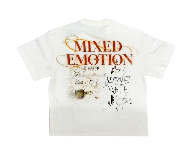 Mixed Emotion "Deja Vu" White Tee