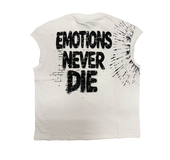 Mixed Emotion "Starboy" Cream Sleeveless Tee