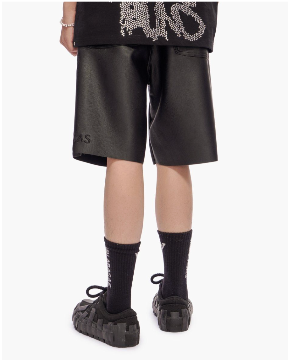 Valabasas "Mr. Shorts" Black Leather