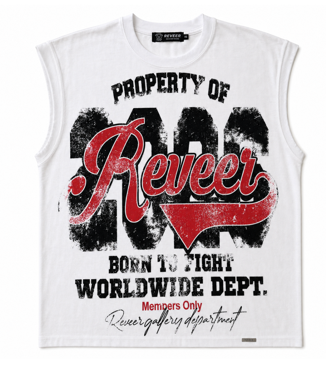 Reveer "Reveer Dept" Cut Off Tee