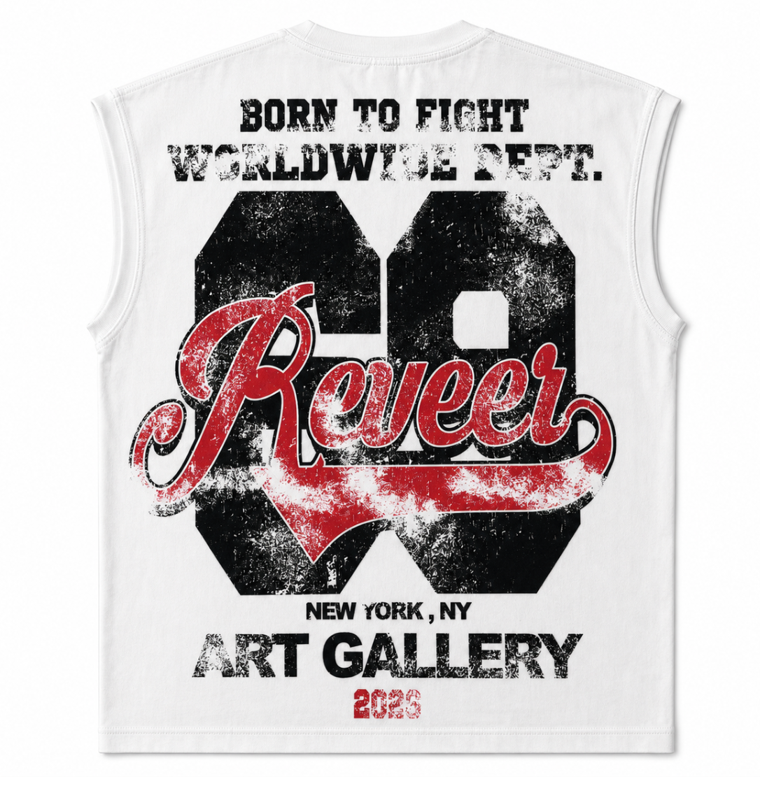 Reveer "Reveer Dept" Cut Off Tee