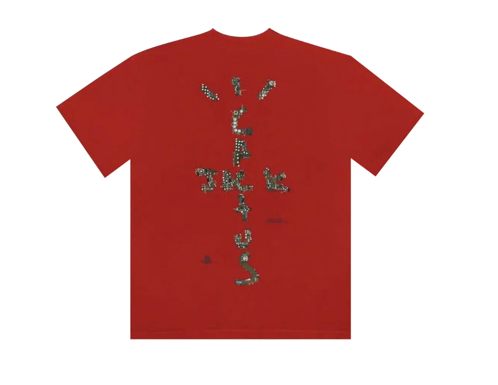 Travis Scott "Motherboard Logo IV" Red T-Shirt