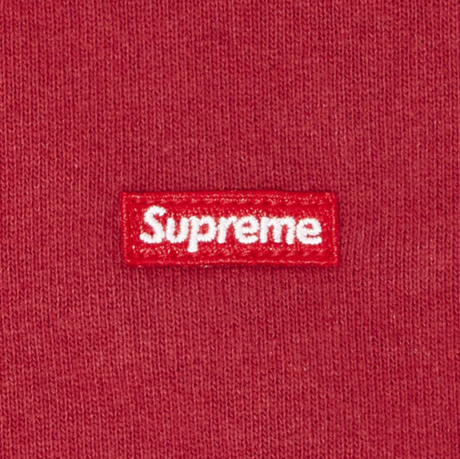 Supreme "Small Box SS23" Dark Red Hooded Sweatshirt