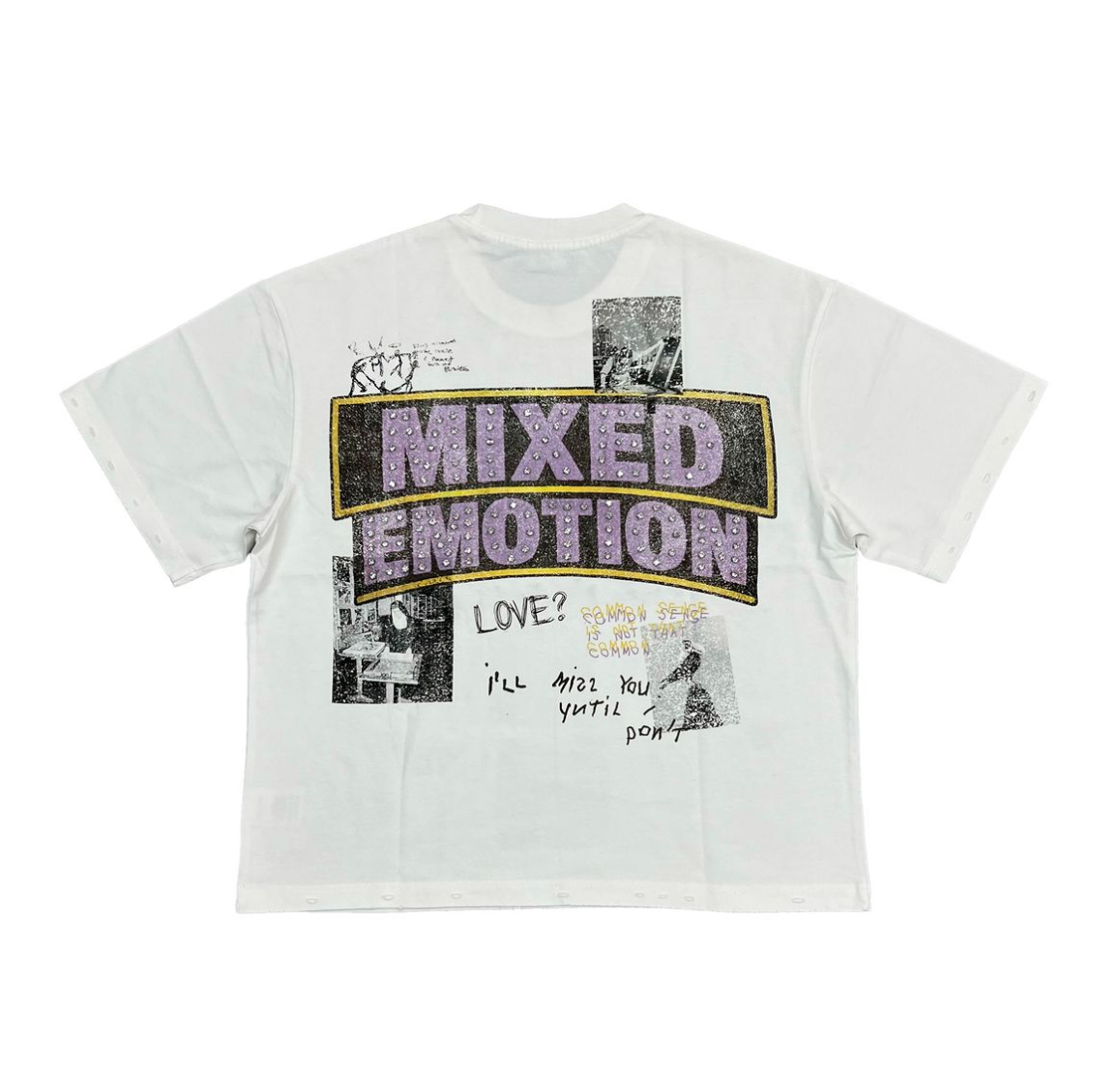 Mixed Emotion "Lost Identity" White Tee