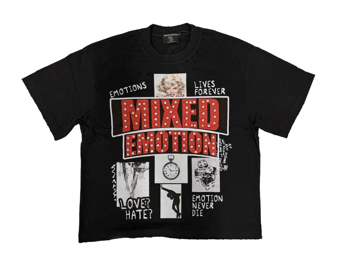 Mixed Emotion "Lost Identity" Black Tee