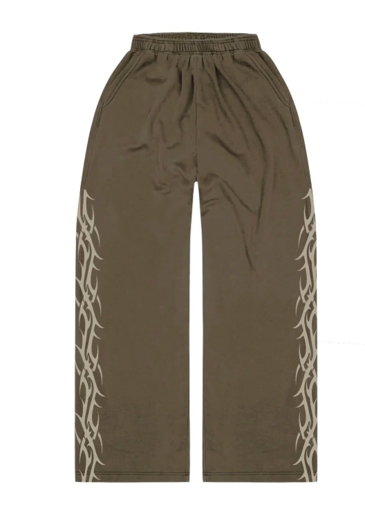 Bravest Studios "Tribal" Brown Sweatpants