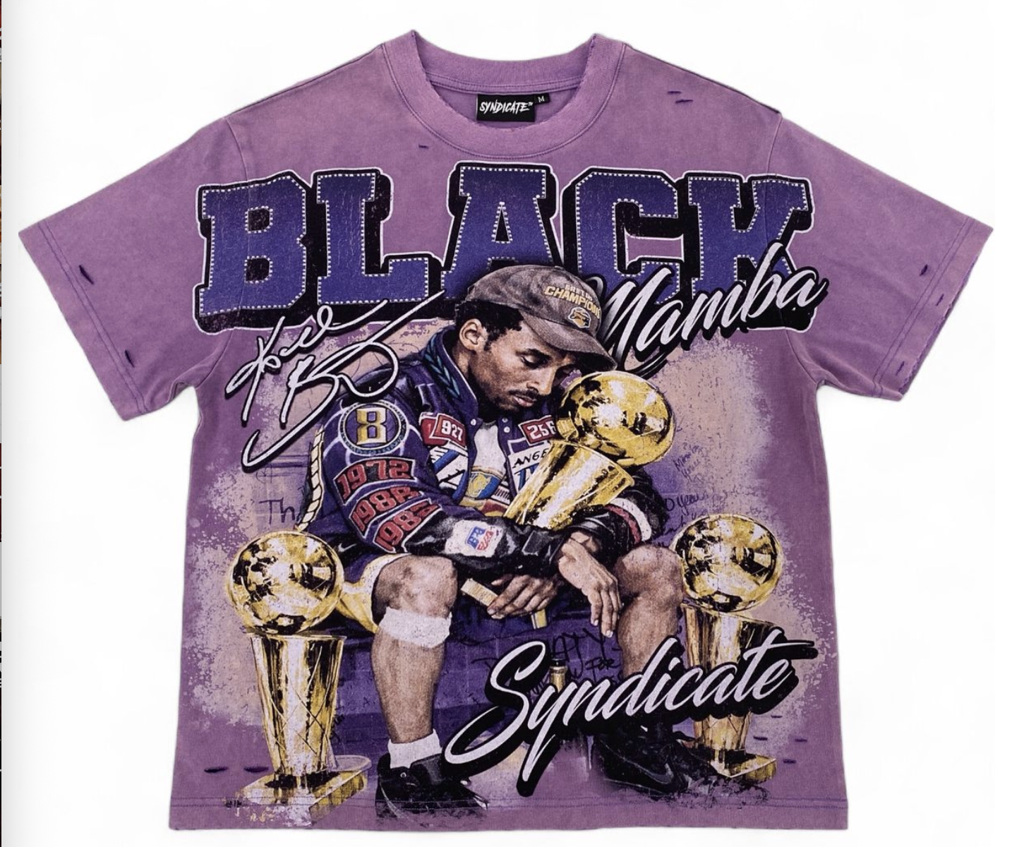 Syndicate "KB" Tee Purple Wash