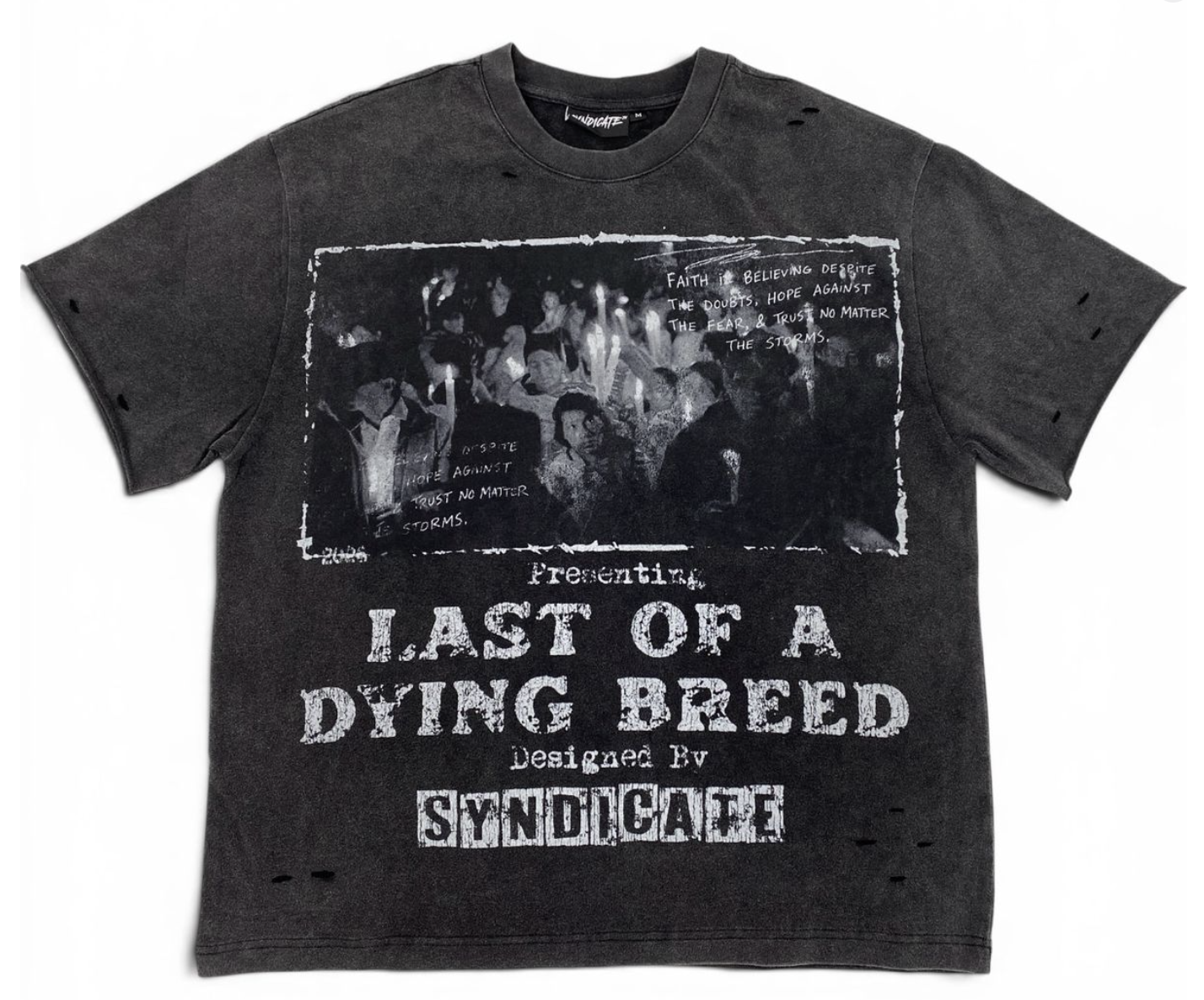 Syndicate "Dying Breed" Tee Black Wash