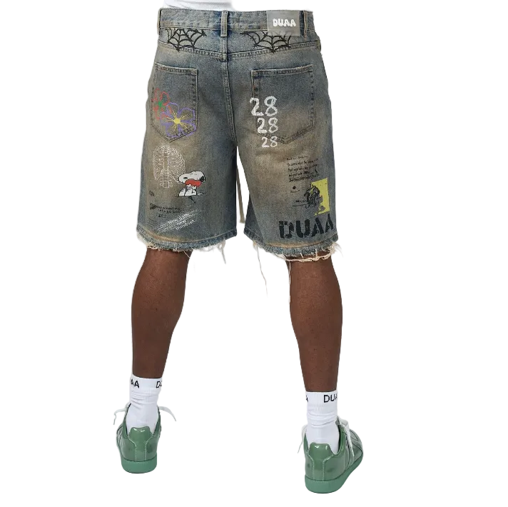 Duaa "Sunset" Blue Shorts