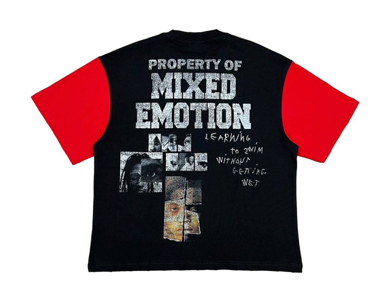 Mixed Emotion "Fracture" Black Tee