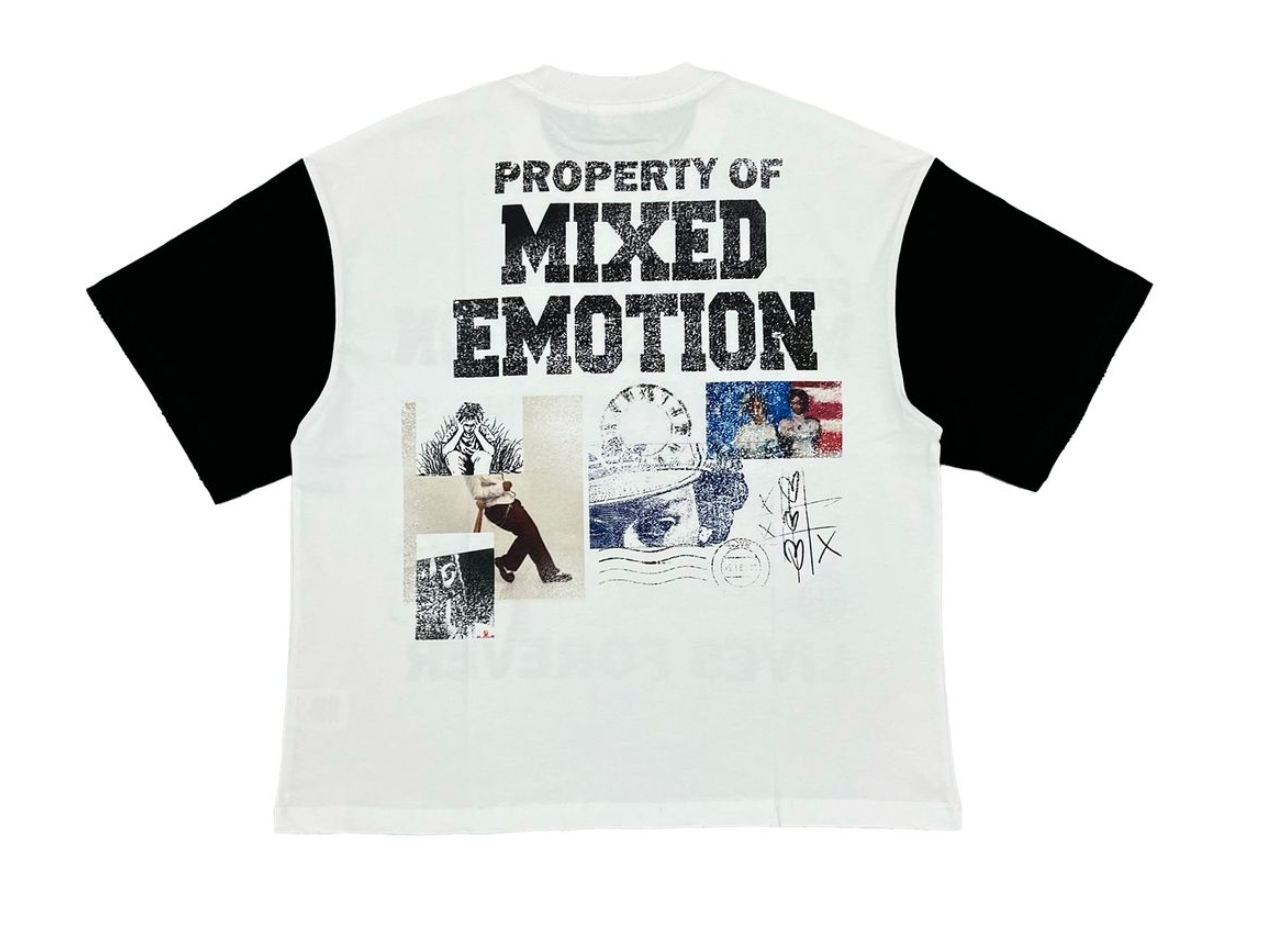 Mixed Emotion "Property" White Tee