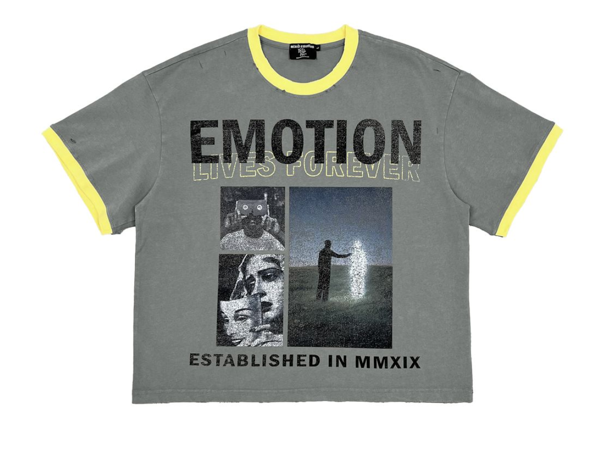 Mixed Emotion "Eternal" Grey Tee