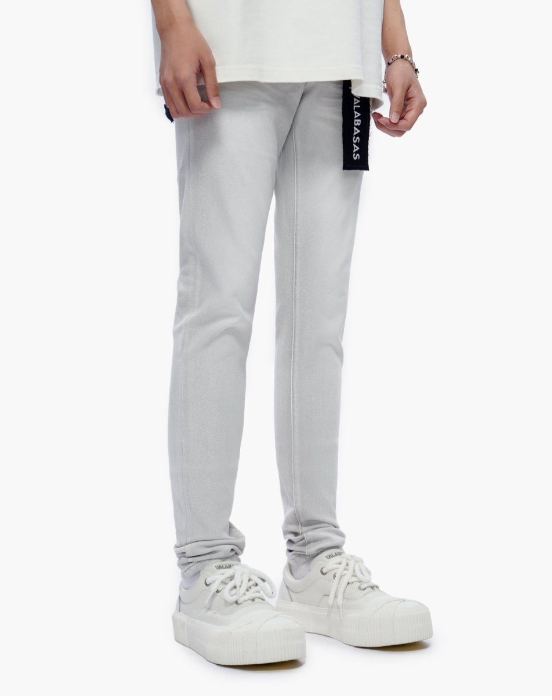 Valabasas 'Mr. Flex' Skinny Jeans- Snow Grey