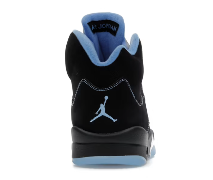 Micheal Black University Blue 5s