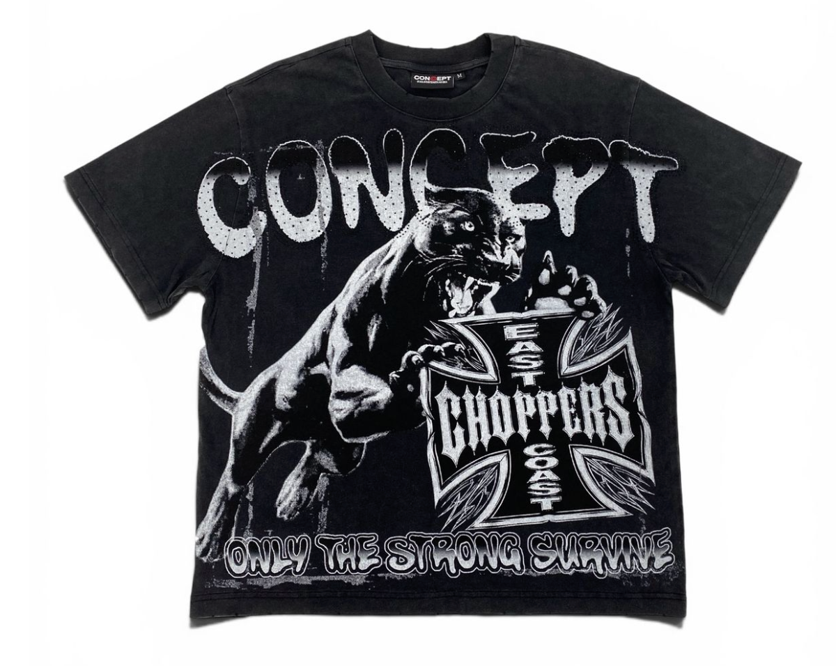Concept "Survival" Tee Black Wash