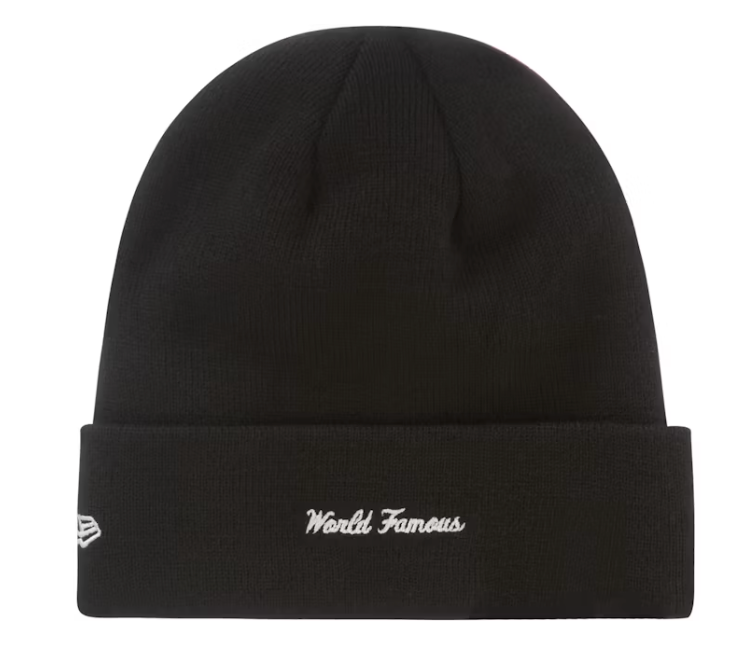 Supreme x New Era Box Logo Beanie-Black