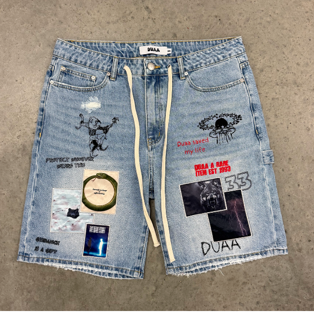 Duaa "Teleport" Blue Shorts