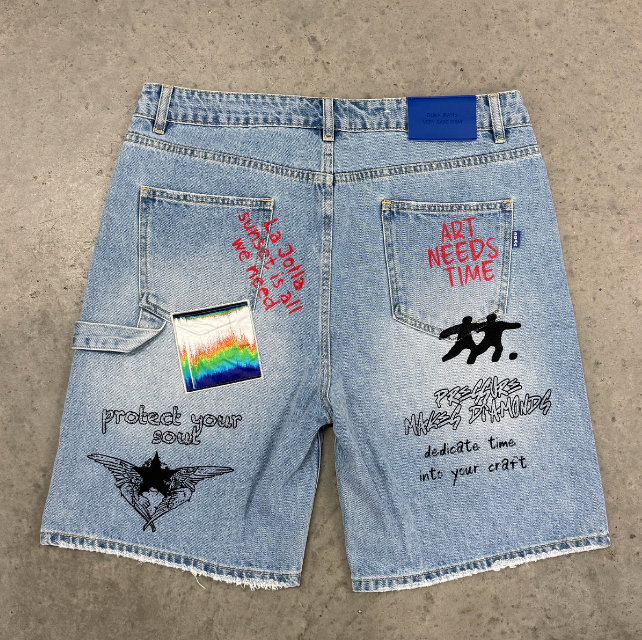 Duaa "Teleport" Blue Shorts