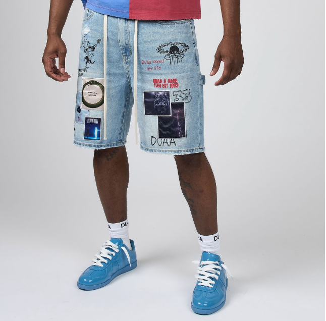 Duaa "Teleport" Blue Shorts