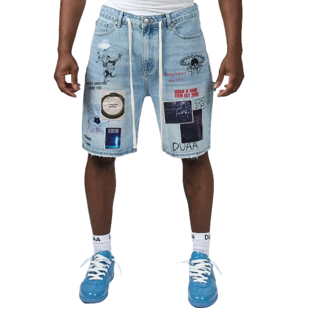 Duaa "Teleport" Blue Shorts