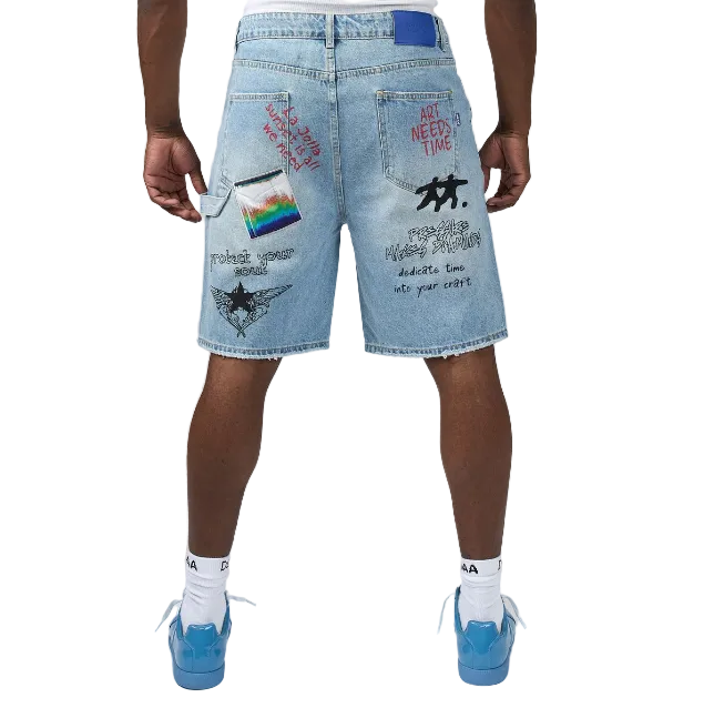 Duaa "Teleport" Blue Shorts