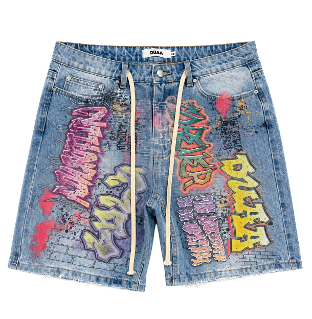 Duaa "Orchard" Blue Shorts