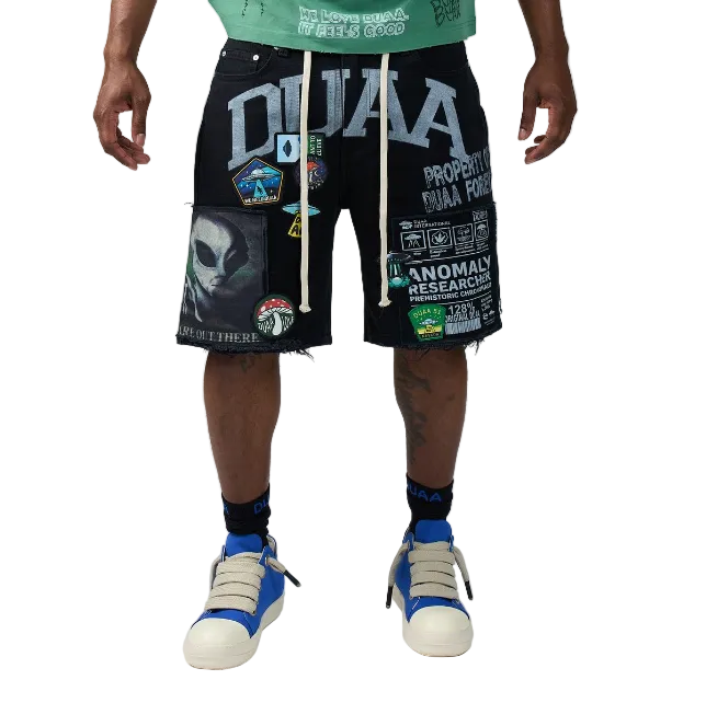 Duaa "UFO" Black Shorts