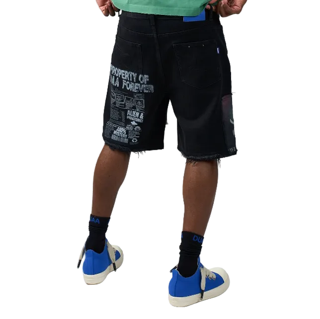 Duaa "UFO" Black Shorts