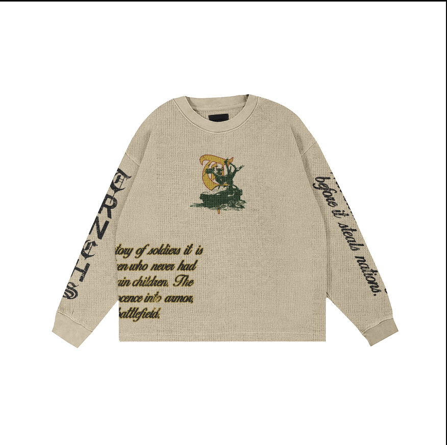 Trnchs "Innocence" Crewneck Khaki